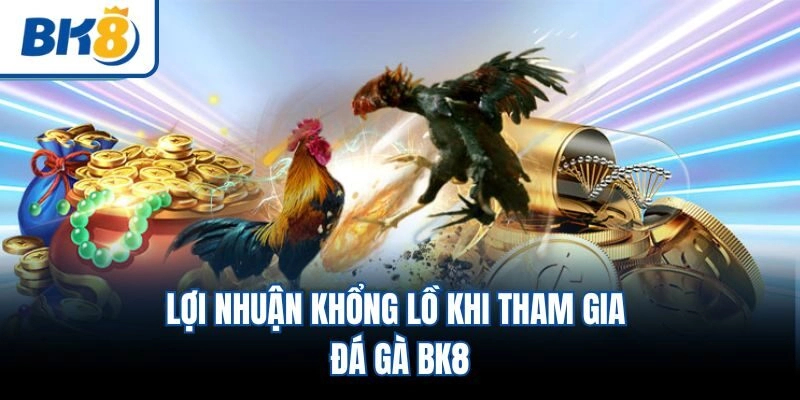 Lợi nhuận khổng lồ khi tham gia đá gà BK8